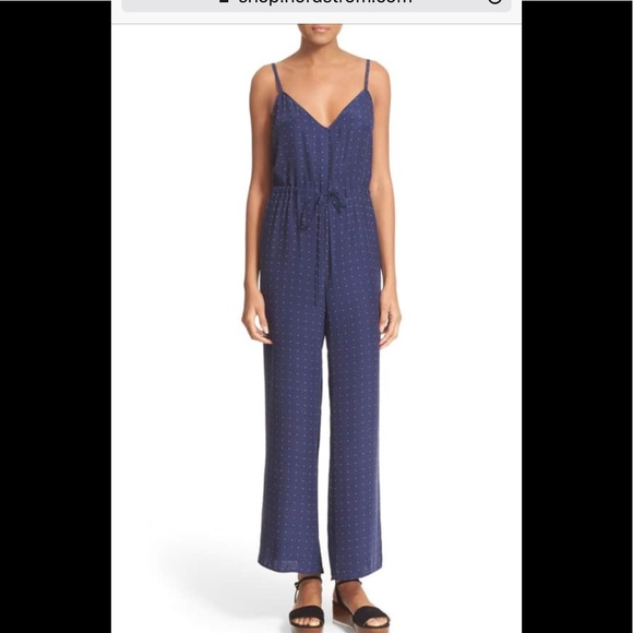 Frame Denim Pants - Frame 100% silk le wide leg silk jumpsuit